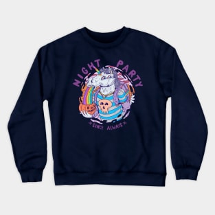 Creative unicorn colorful creature Crewneck Sweatshirt